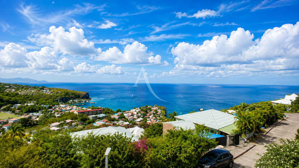 Entre ciel, jardin et mer des Caraïbes.