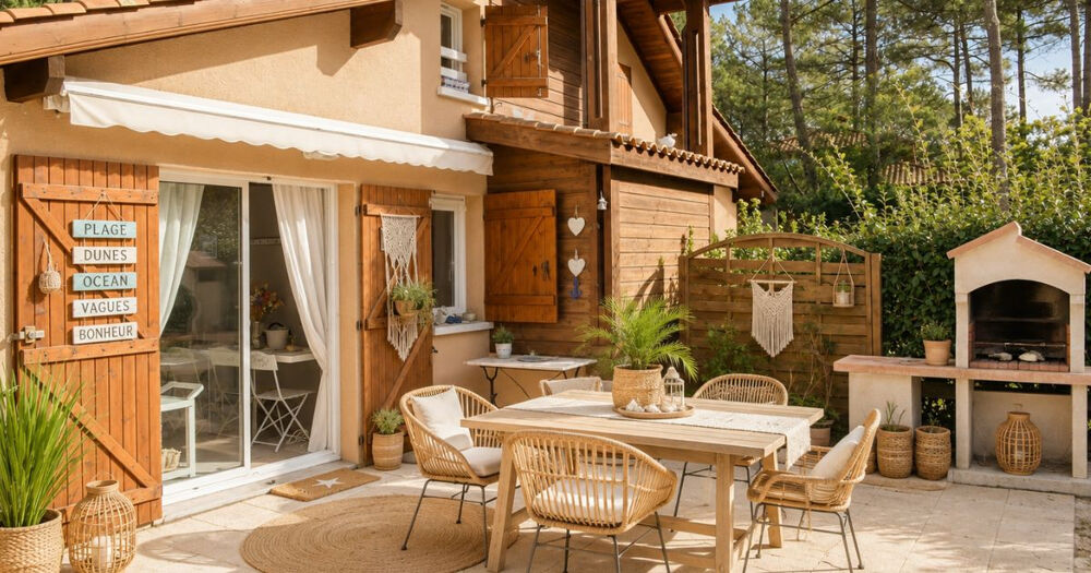 Vente Maison Maisonnette avec grand jardin, piscine et fort potentiel d'agrandissement Lacanau 3 pièce(s) 40 m2 Lacanau ocean