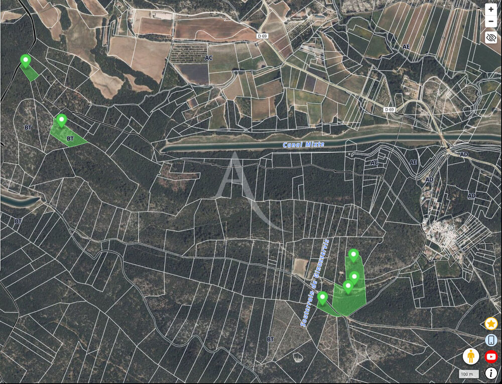Vente Terrain TERRAIN AGRICOLE ET NATUREL ST JULIEN 12536m2 AGRICOLE ET NATUREL Saint julien