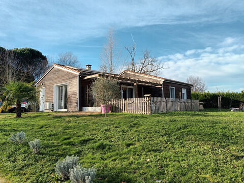   Maison de plain-pied ossature bois c�teaux d'Aiguillon Maison - 5 pi�ce(s) - 109 m�