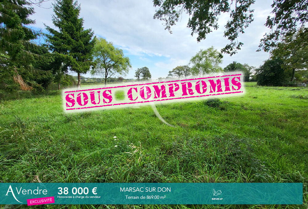 Vente Terrain Terrain 869m² Marsac sur don