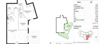  Appartement à vendre 4 pièces 103 m²