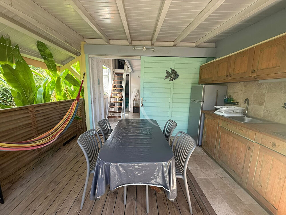 Vente Maison La plage à pied, le calme absolu : bungalow meublé à Sainte-Anne Sainte anne