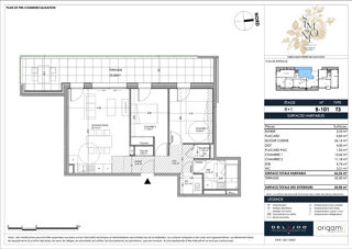  Appartement � vendre 3 pi�ces 66 m�