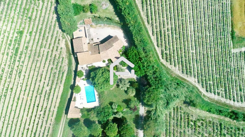 Vente Villa MAS PROVENÇAL DE CARACTÈRE - 368 m² - 1,1 HECTARE - PROJET TOURISTIQUE OU MAISON FAMILIALE - VISAN Visan