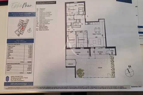  Appartement � louer 4 pi�ces 91 m�