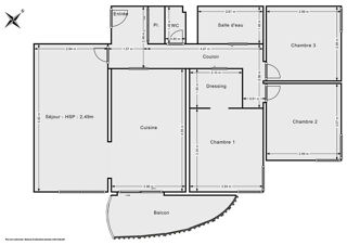  Appartement � vendre 4 pi�ces 1 m�