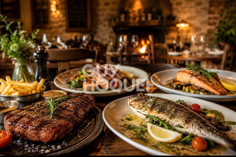 Restaurant traditionnel viande et poisson 51000 66750 Saint cyprien plage