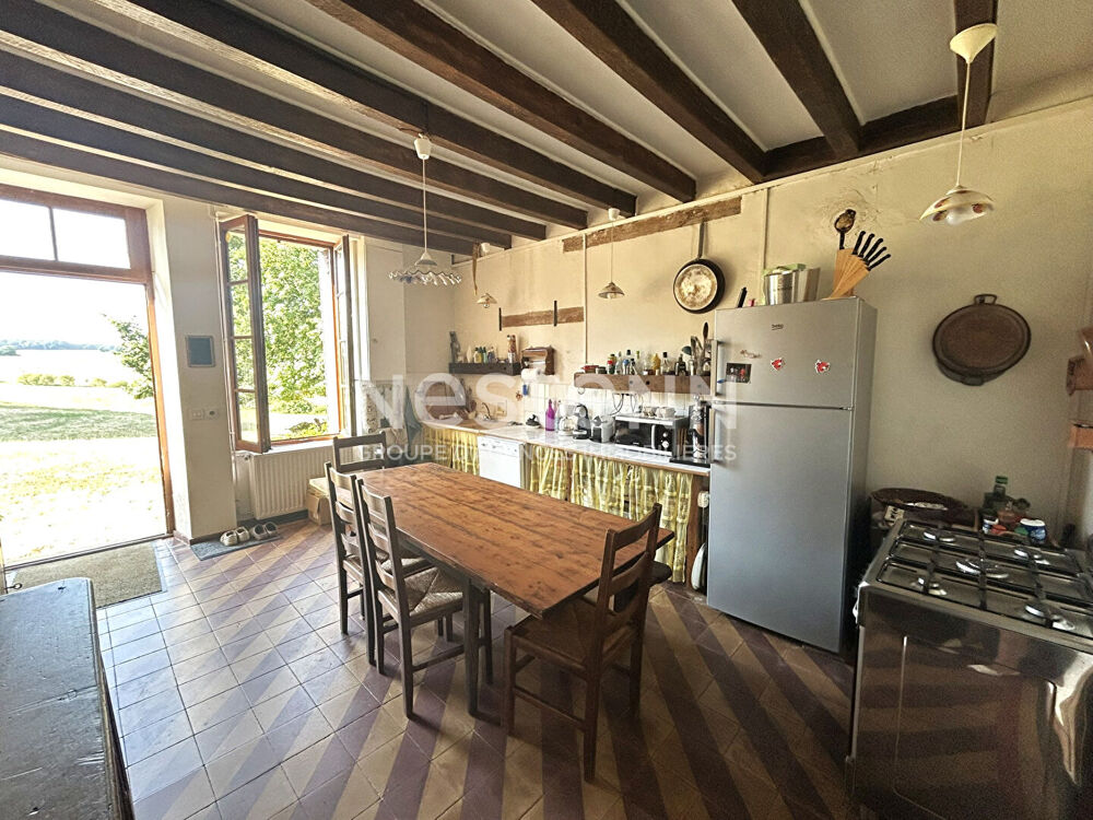 LONGÈRE BAUDRES 5 CHAMBRES AVEC DÉPENDANCES - PISCINE - TERRAIN - BOIS ET VUE SUR LES CHAMPS (INDRE 36)
