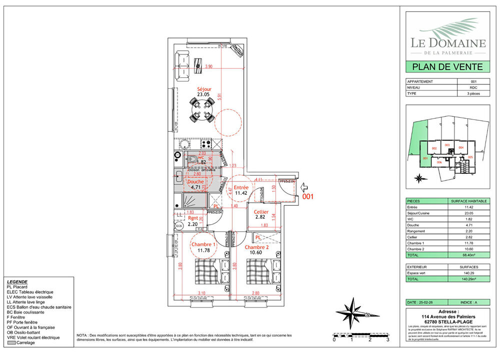 Vente Appartement Appartement Cucq Stella Plage 3 pièces 68.4m² + jardin 140 m² Stella