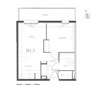  Appartement à vendre 2 pièces 37 m²