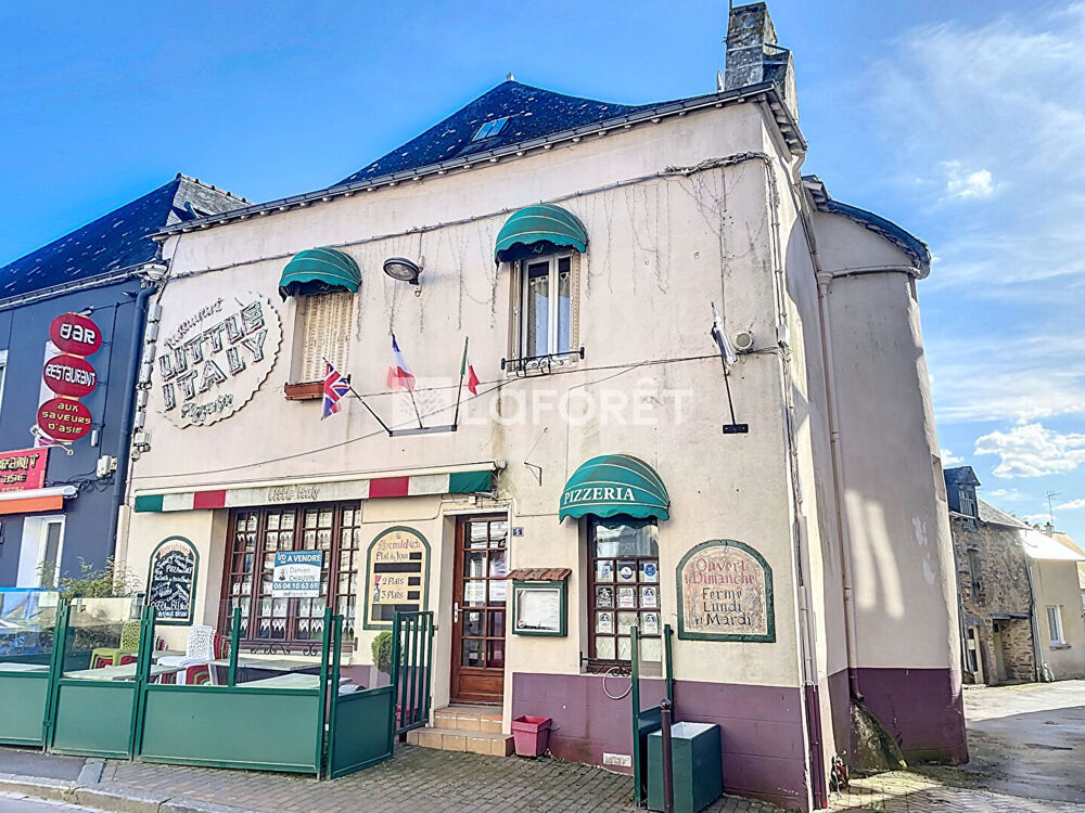 Vente Maison Immeuble 140 m² avec restaurant et appartement T3 centre-ville de Guer Guer