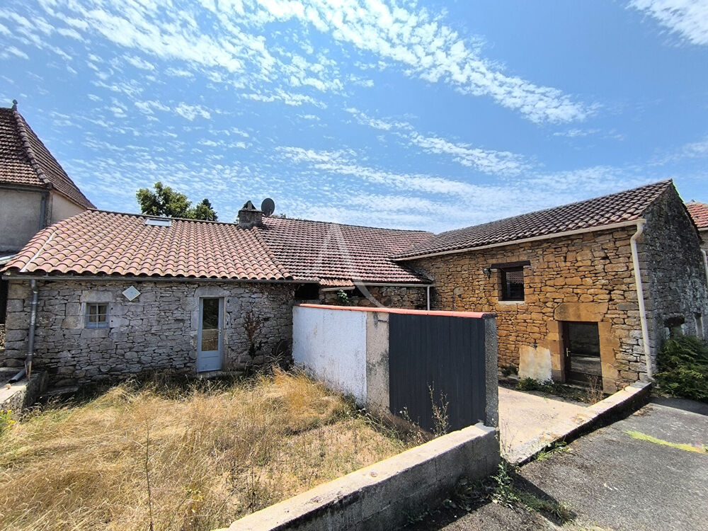 Maisons en pierre : 2 logements et 1 grange avec jardin à 10 minutes de Prayssac