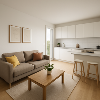  Appartement � vendre 1 pi�ce 38 m�