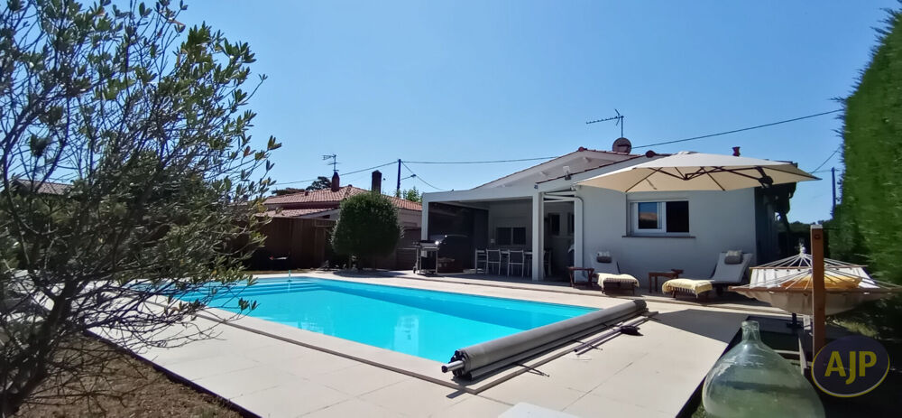 Maison 2 chambres + dépendance avec piscine à Lège