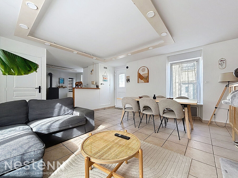 PRIZIAC, maison 94m², 3 chambres, courette, à 20mn de PLOUAY