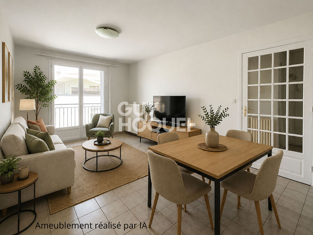 Appartement lumineux avec balcon et parking