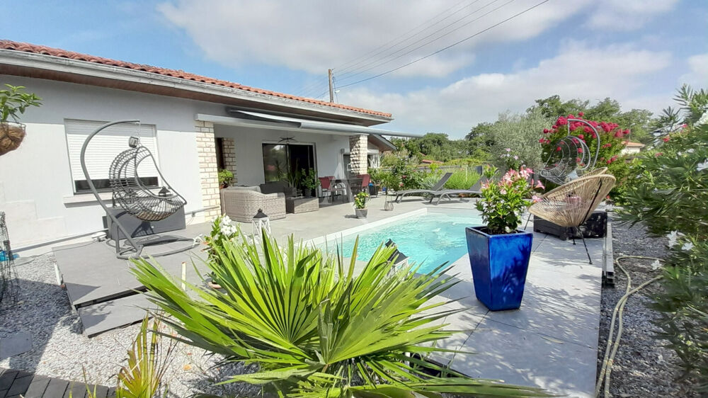 Vente Maison Villeneuve-de-Marsan - Maison de plain-pied rénovée avec piscine et jacuzzi Villeneuve de marsan