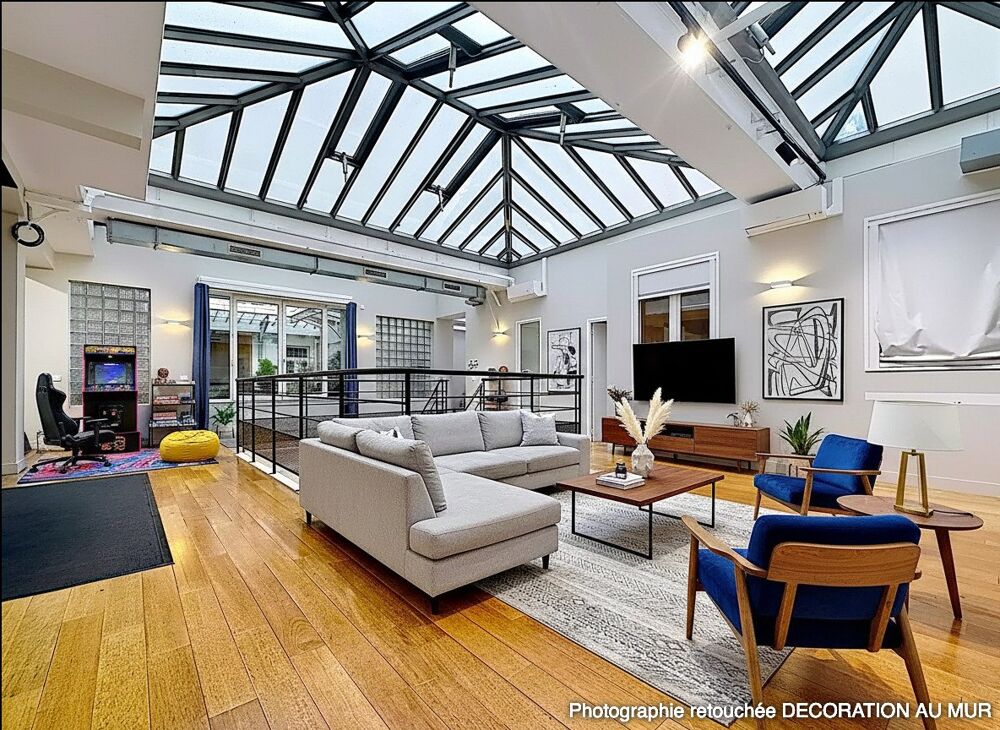 Vente Appartement Paris10. A deux pas des Folies Bergère - Loft d'exception sous verrière, au calme sur cour pavée. Paris 10