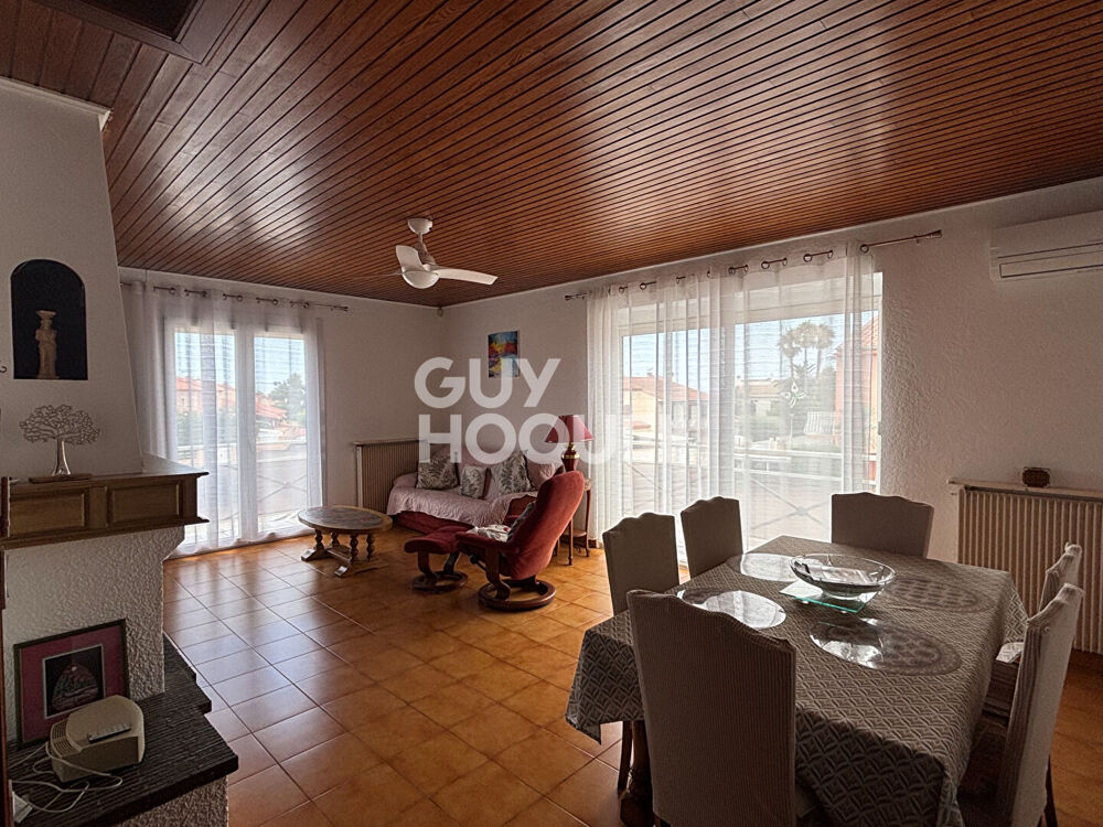 Location Appartement À louer à l'année - Appartement meublé 4 pièces avec balcon et jardin commun à Villeneuve-de-la-Raho Villeneuve de la raho