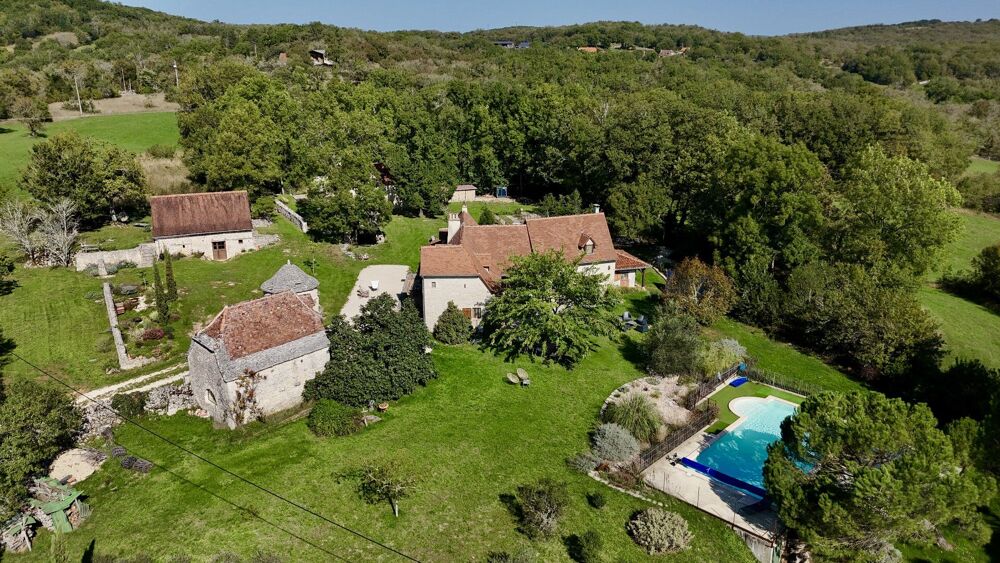 Vente Maison Corps de ferme restauré - 2 maisons indépendantes - 255 m2 habitables Cajarc