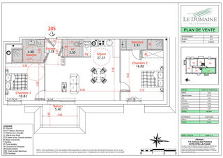  Appartement à vendre 3 pièces 68 m²