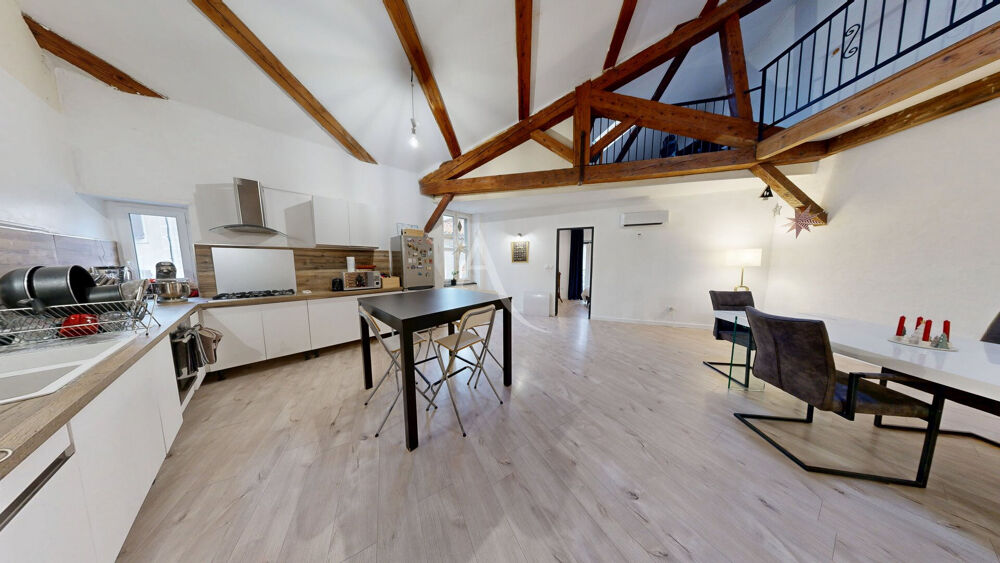 Vente Appartement Proche Narbonne à 10 min, Appartement type loft 129m²  2 Chambres+ 1 bureau Coursan