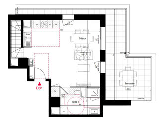  Appartement � vendre 4 pi�ces 87 m�