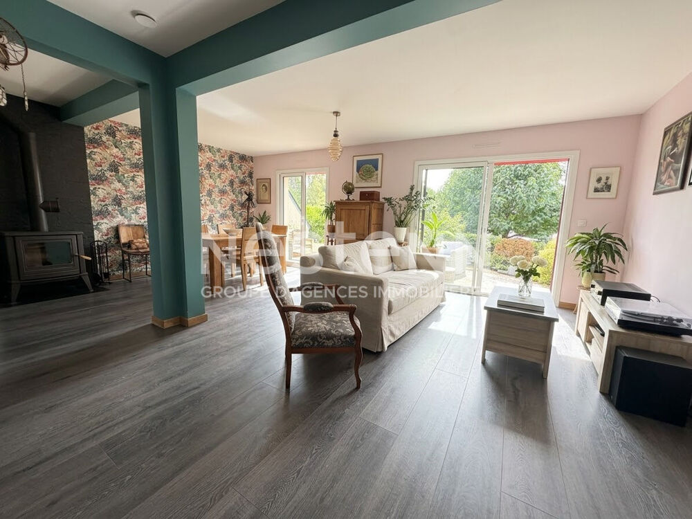 Maison à Questembert centre- Rénovée, au calme et sans vis-à-vis - 108 m² - 4 chambres