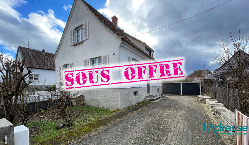 Maison 6 pièces avec jardin