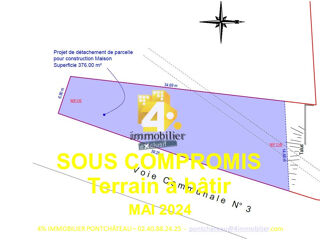  Terrain  vendre 376 m