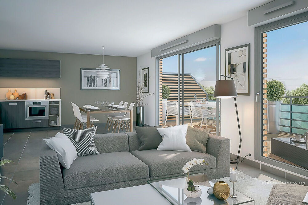 Vente Appartement Appartement  3 pièce(s) 68.51 m2 + terrasse Rouen