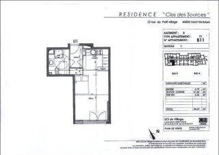  Appartement Saint-Herblain (44800)