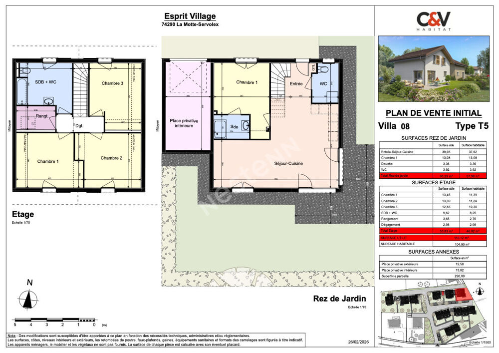 Vente Appartement Programme Neuf  Esprit Village La motte servolex