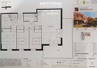  Appartement à vendre 4 pièces 87 m²