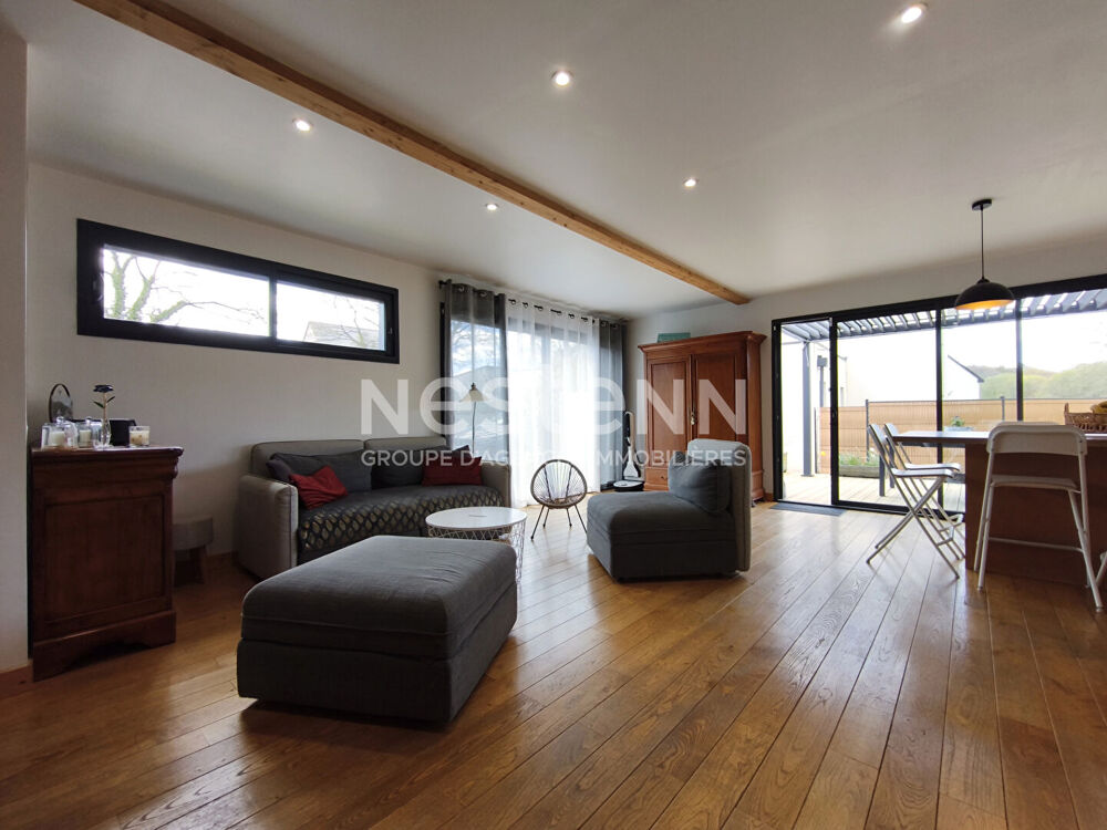 Vente Maison Superbe maison en bois contemporaine - 138 m² - Treffléan - Grand jardin Trefflean