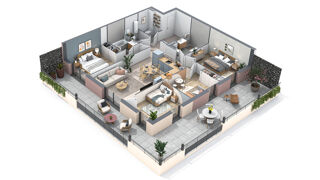  Appartement  vendre 5 pices 93 m