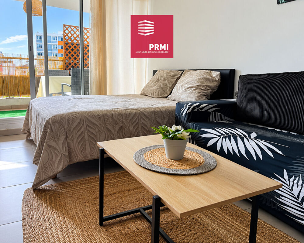 Spacieux appartement studio meublé à Saint-Denis centre 41,23 m² de surface utile