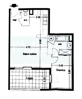  Appartement � vendre 2 pi�ces 48 m�