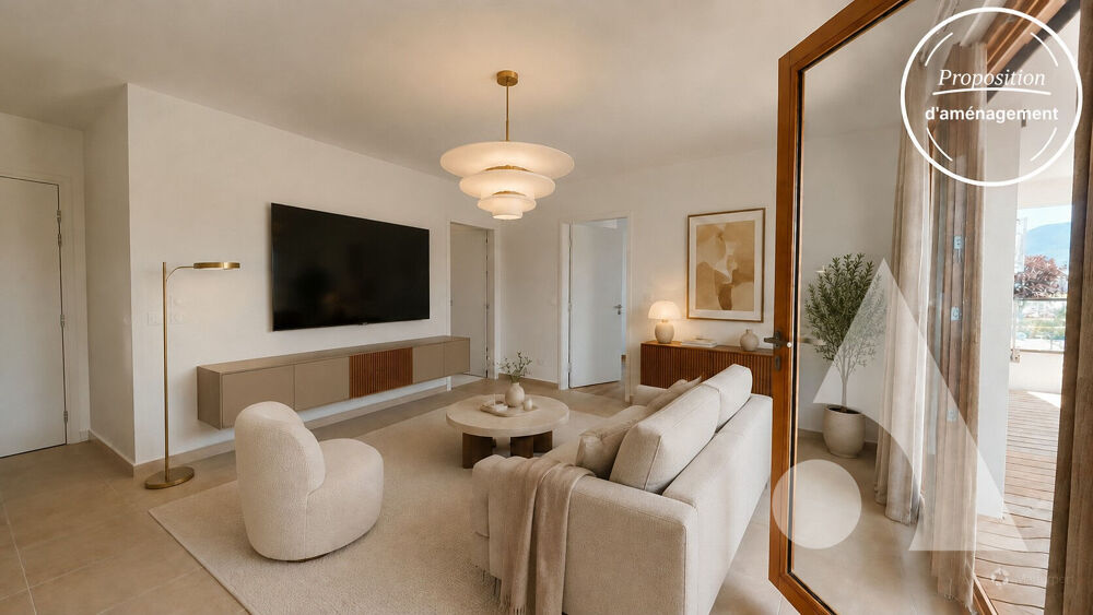 Appartement Ambilly dispo de suite - 4 pièces - cave et place privée.