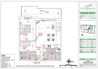  Appartement à vendre 2 pièces 51 m²