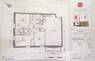 Appartement à vendre 4 pièces 77 m²
