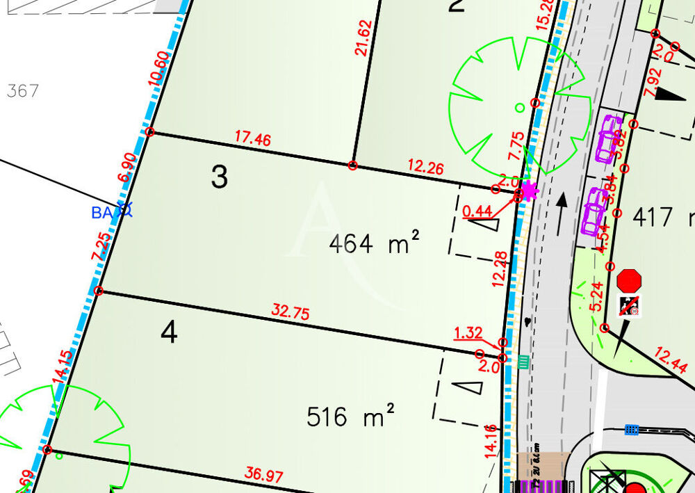 Vente Terrain Réalisez librement votre maison, Terrain Commequiers 463 m2 Commequiers