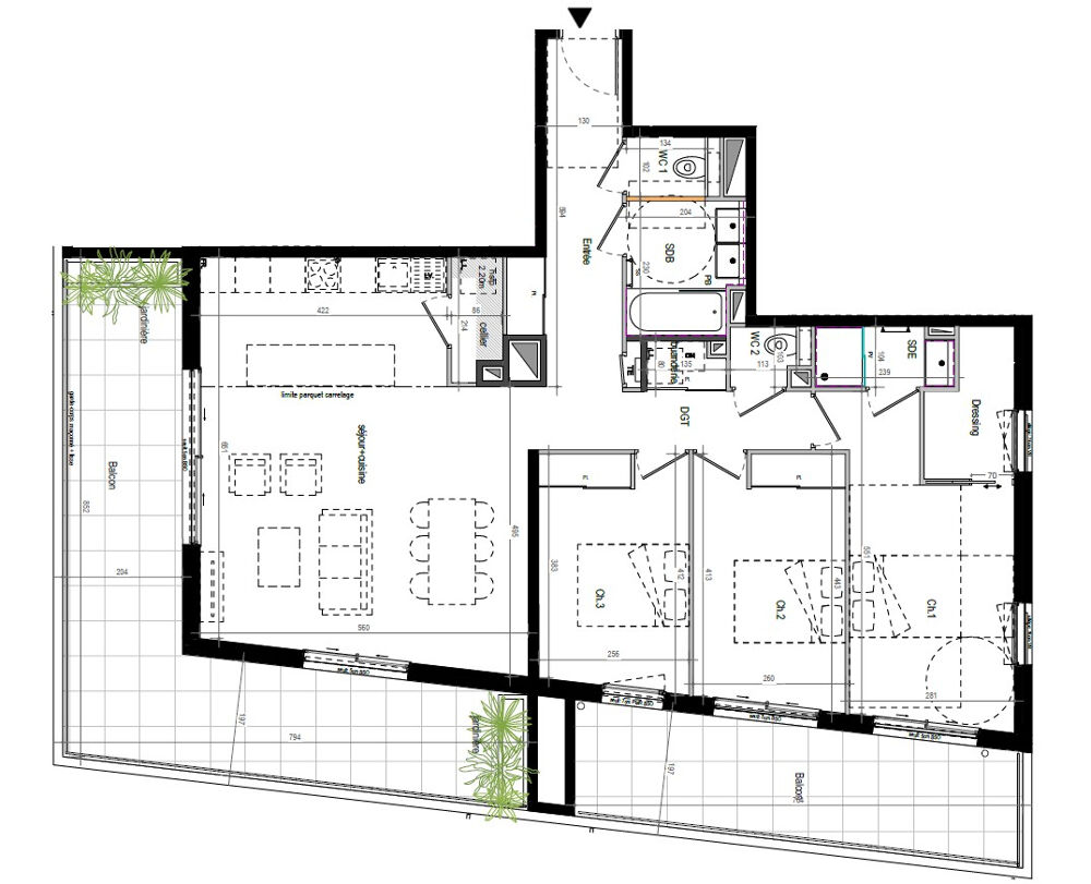Vente Appartement Appartement Ecully 4 pièces Terrasse Ecully