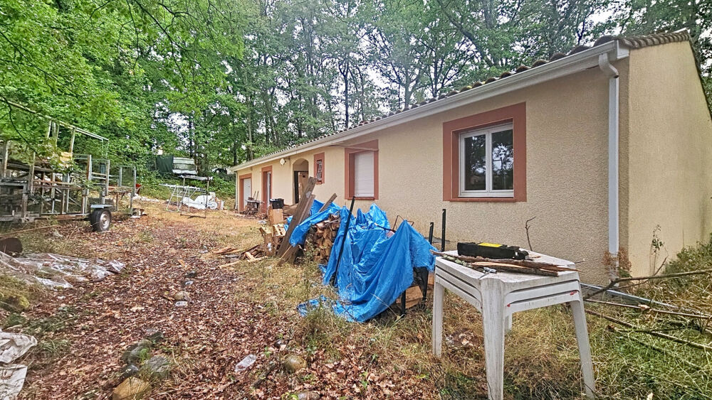 Maison avec jardin vendue louée, avec travaux à prévoir