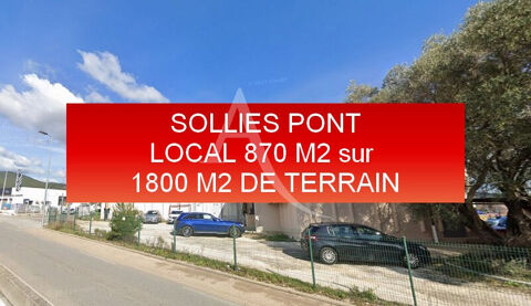 Local 870 m2 sur 1800 m2 de terrain 2120000 83210 Sollies pont