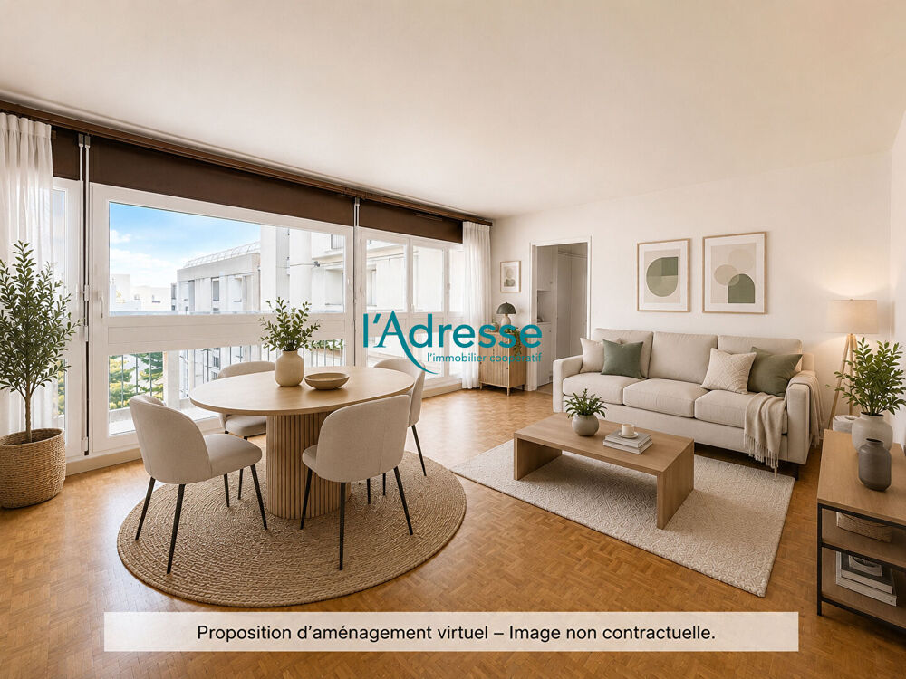 Vente Appartement Limite Rueil - 3 pièces avec balcon et parking Nanterre