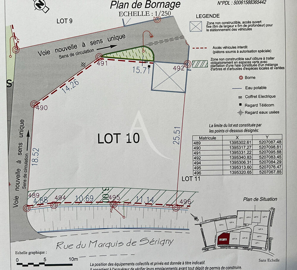 Vente Terrain Terrain Loire Les Marais 646 m2 Loire les marais