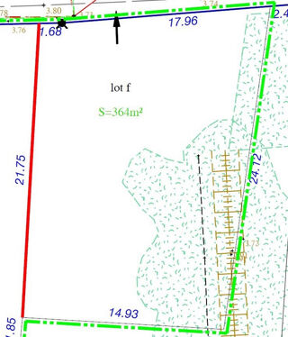  Terrain � vendre 364 m�