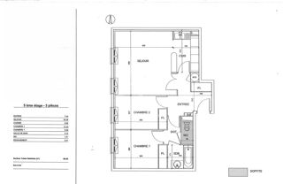  Appartement � vendre 3 pi�ces 60 m�